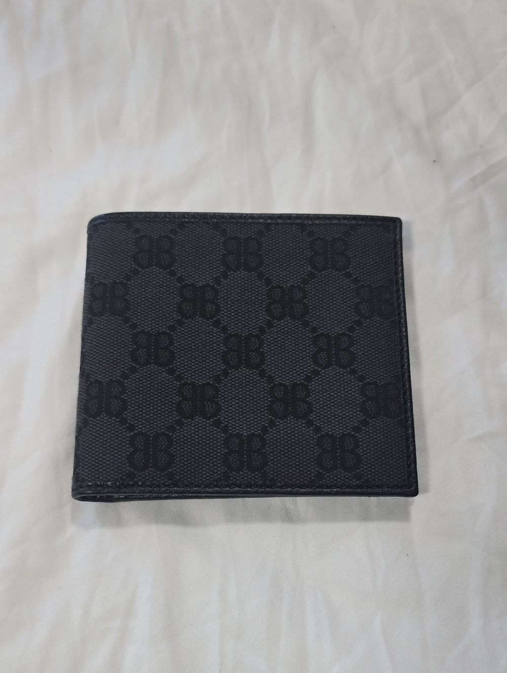 Balenicaga X Gucci Monogram Bifold Wallet